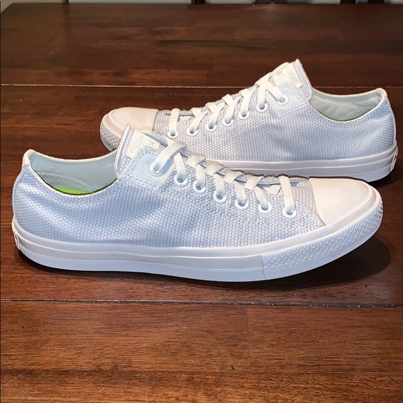 Converse CTAS Light Blue & White Low Lunarlon